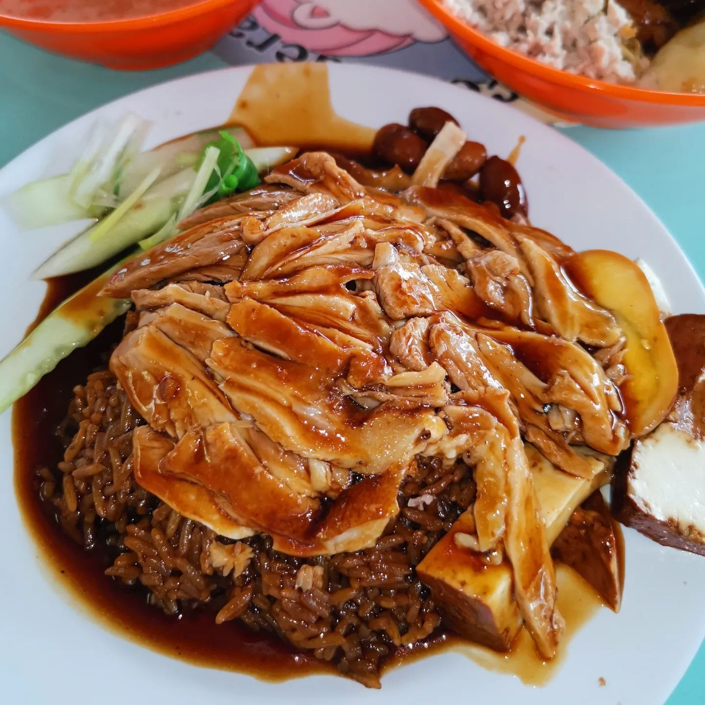 chuan kee boneless braised duck - duck rice