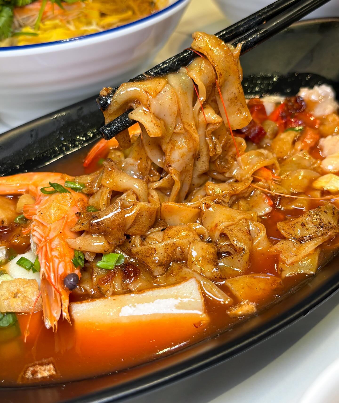 tracy's sarawak kitchen - tomato wok hey kuey teow