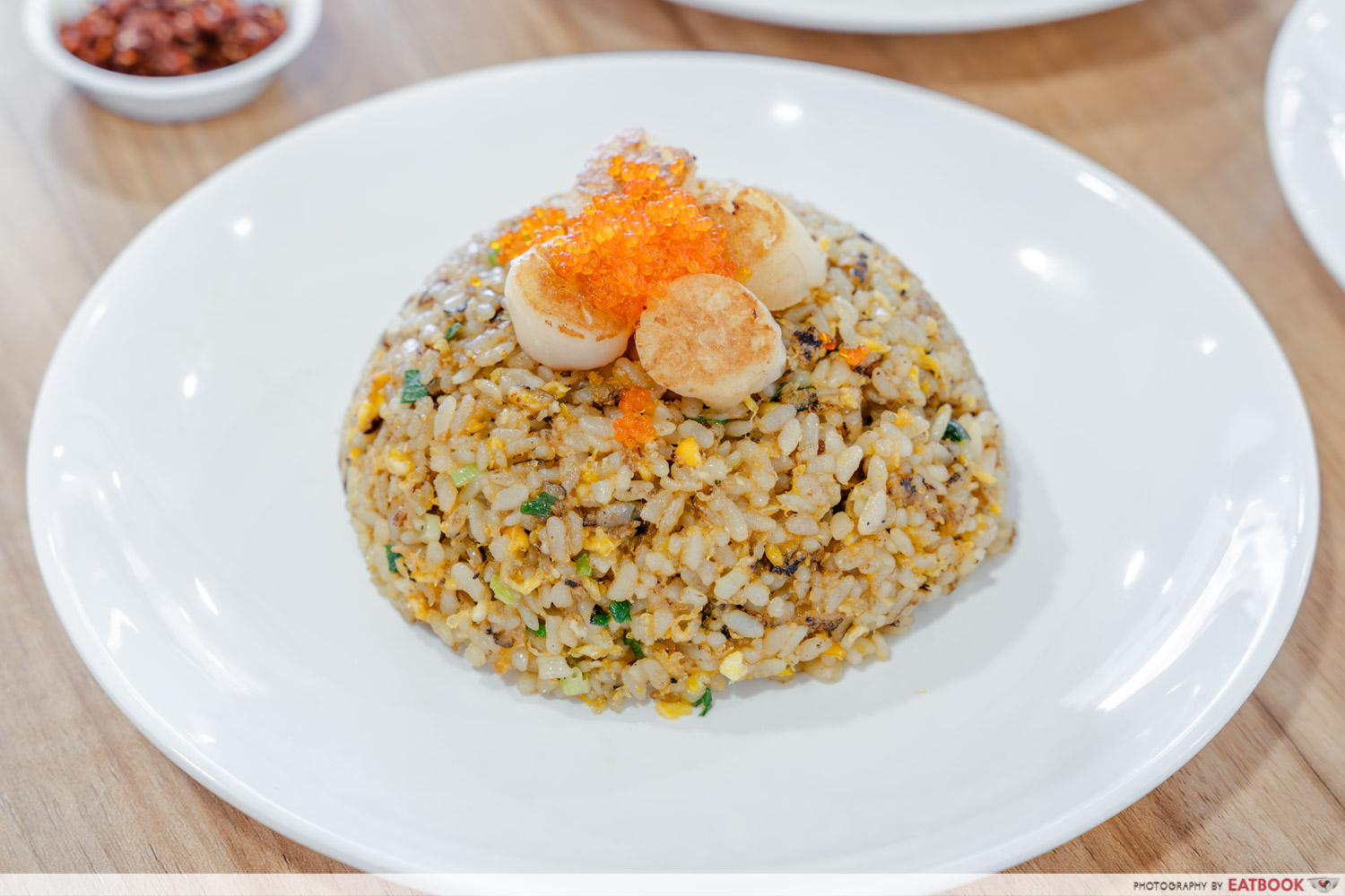 fried rice story - grilled scallops teriyaki egg fried rice intro