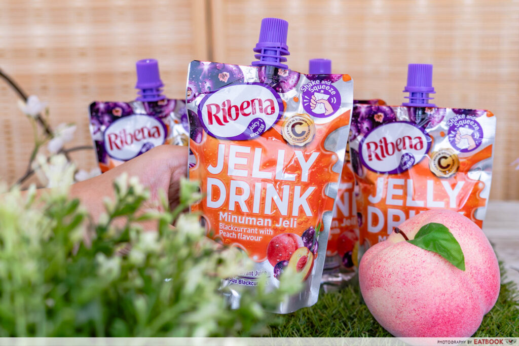 Ribena Has New Blackcurrant Jelly Drink With Peach Eatbook.sg