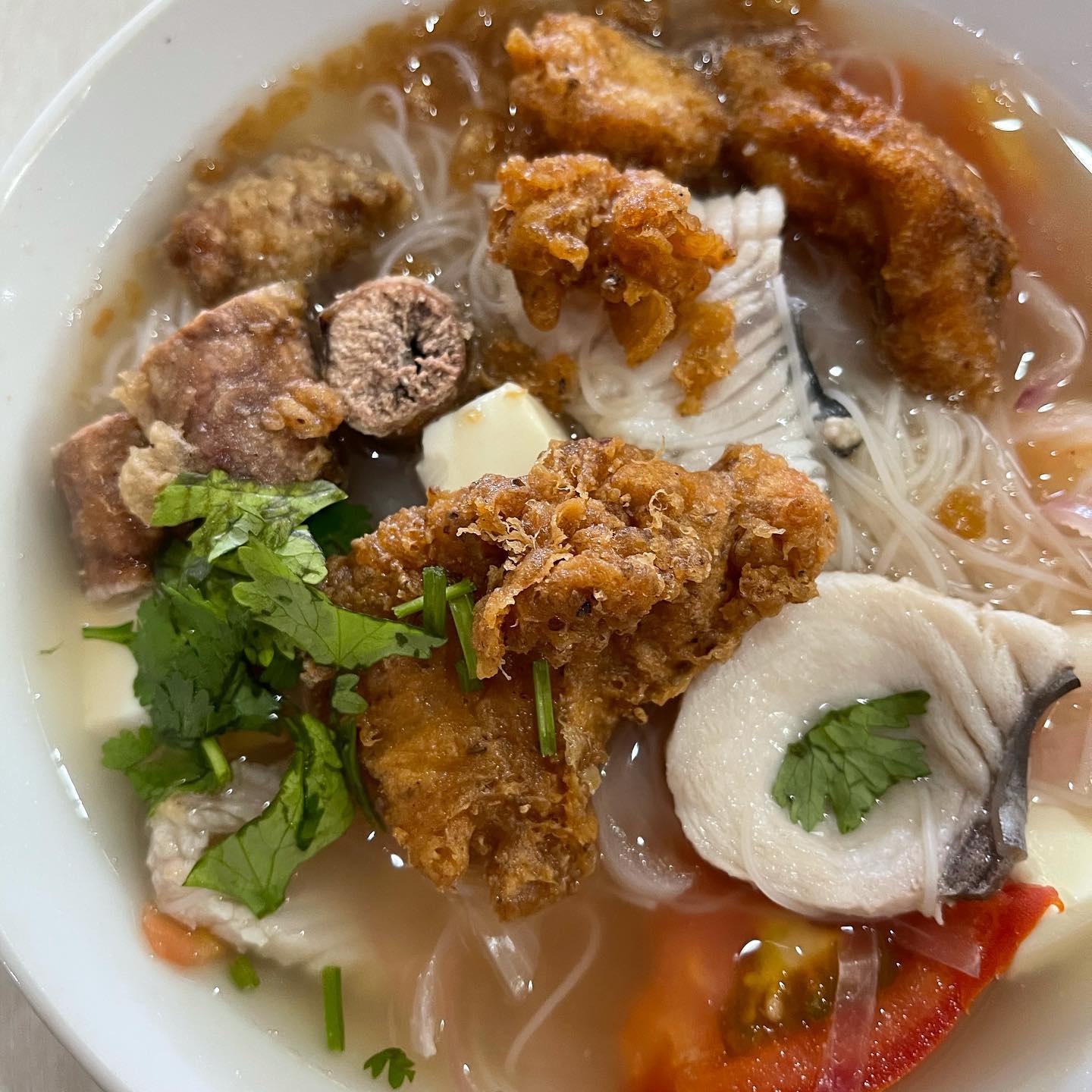 northern thai tomyam - clear tom yum soup