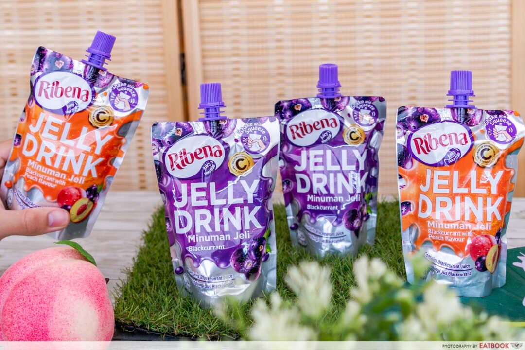 Ribena Has New Blackcurrant Jelly Drink With Peach | Eatbook.sg