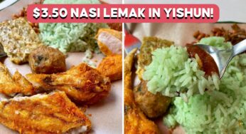 This Yishun Stall Has Shiok $3.50 Nasi Lemak With Fried Chicken