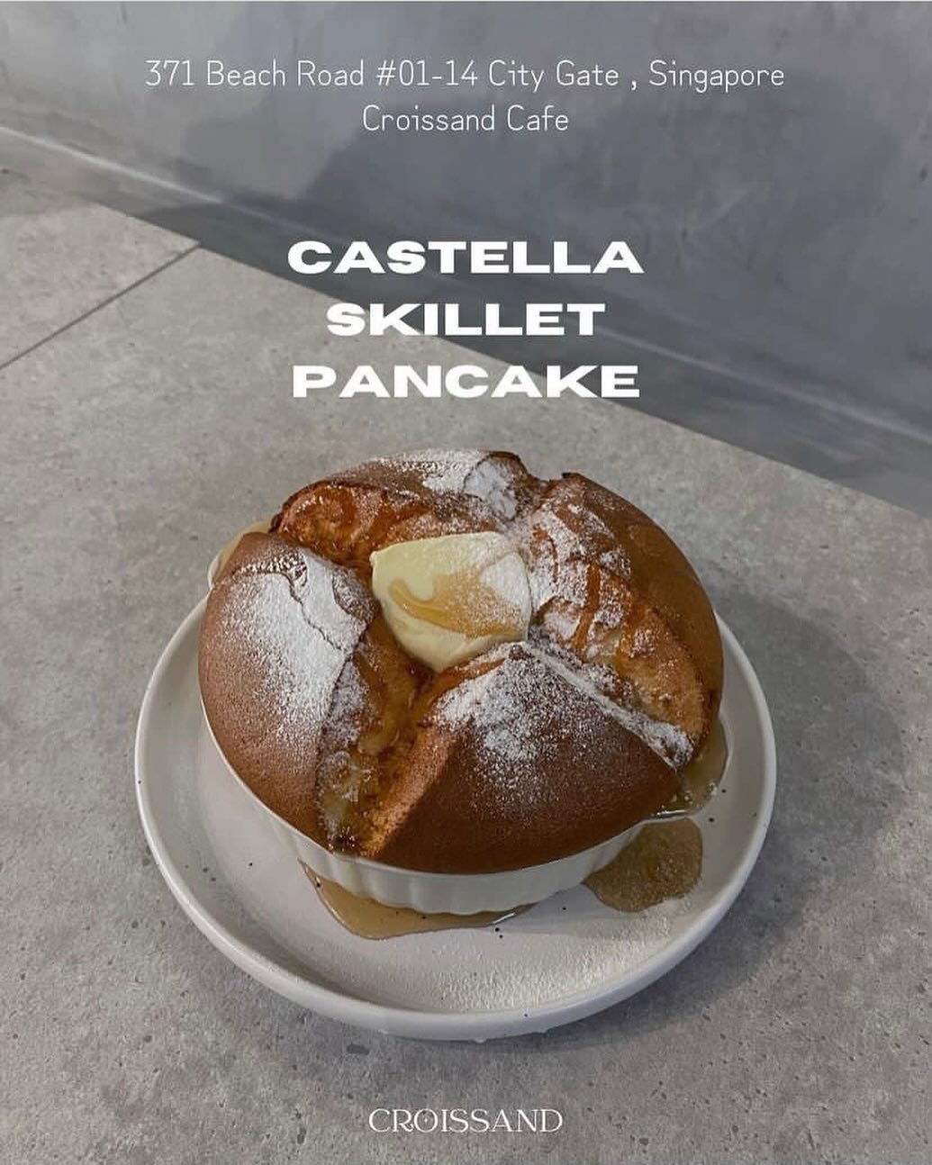 croissand castella pancake