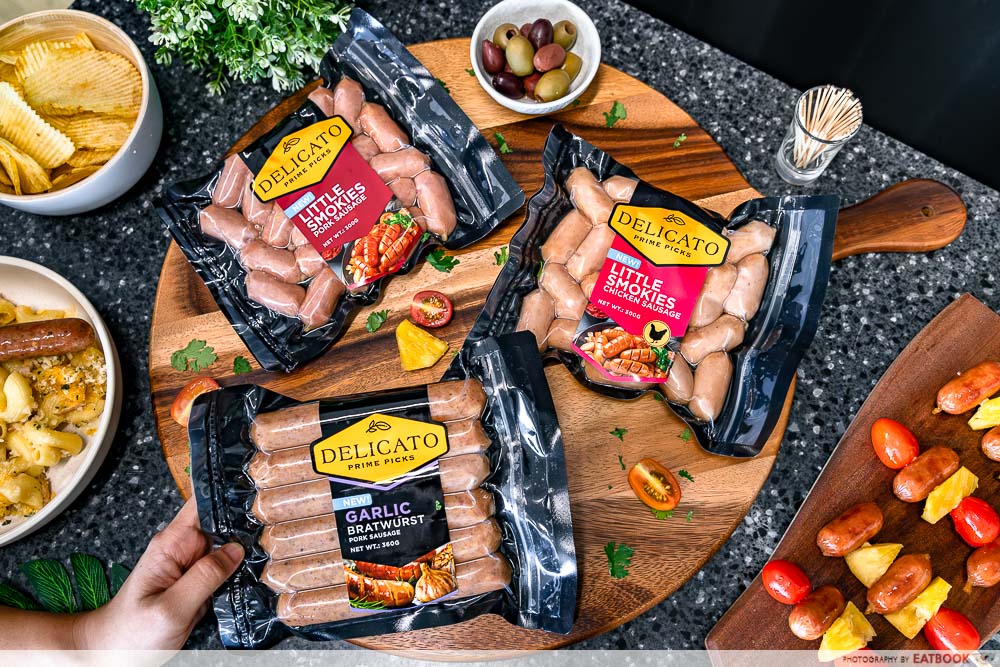 Delicato Has New Mini Sausages And Garlic Pork Bratwurst Eatbook sg