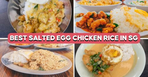 Salted Egg Chicken Rice Singapore