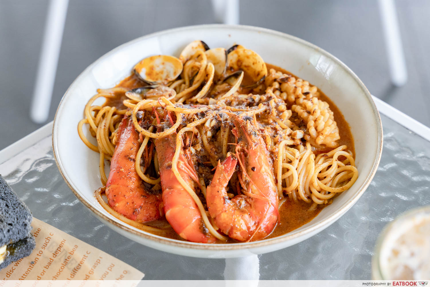 Sarawak Laksa Seafood Spaghetti