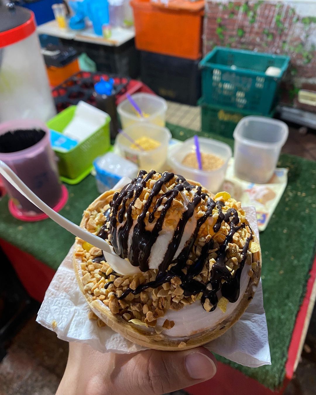 pasar karat - coconut ice cream