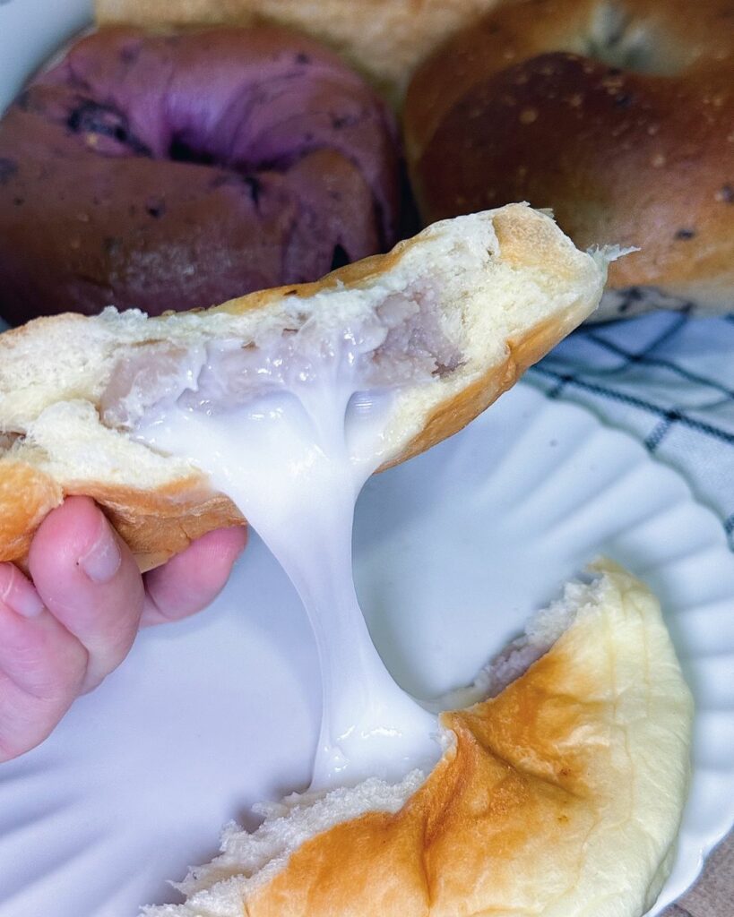 taro-mochi-bread