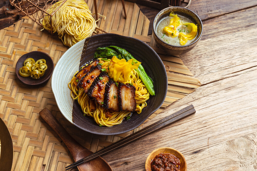 shifu-food-court-bras-basah-complex-chun-noodle-bar-truffle-char-siu-wanton-noodle-flatlay