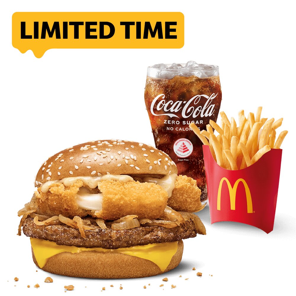 Cheesy Truffle Beef Deluxe Extra Value Meal