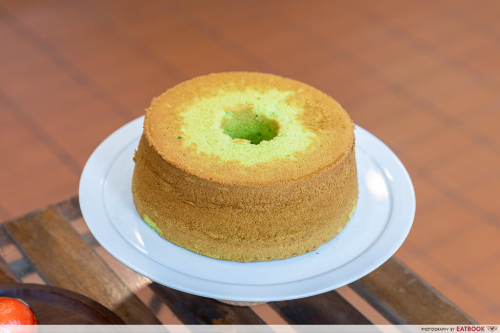 pandan chiffon cake