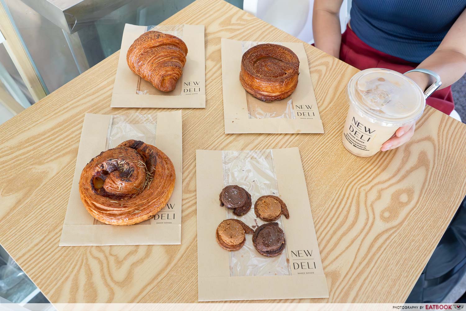 new deli bakery bakes flatlay