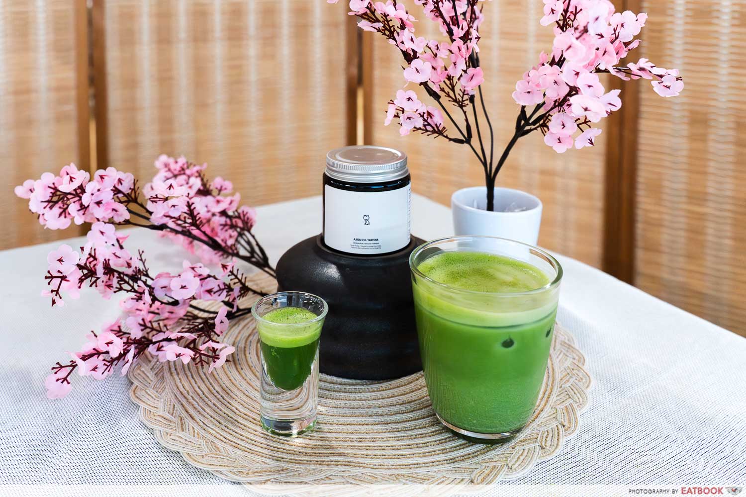 best matcha powder ranked - niko neko tin can with drinks