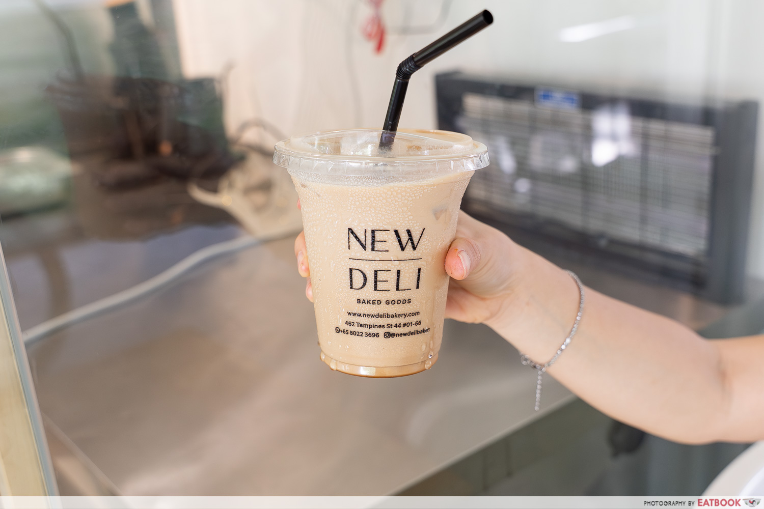 new deli bakery Iced Homemade Salted Caramel Latte