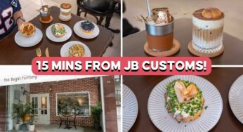 The Bagel Factory: New Cafe Near JB Customs With Kunafa Bagel And Tiramisu Latte