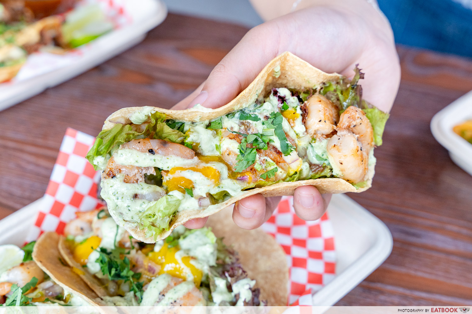 Bored-Tacos-Garlic-Prawn-Tacos-Interaction