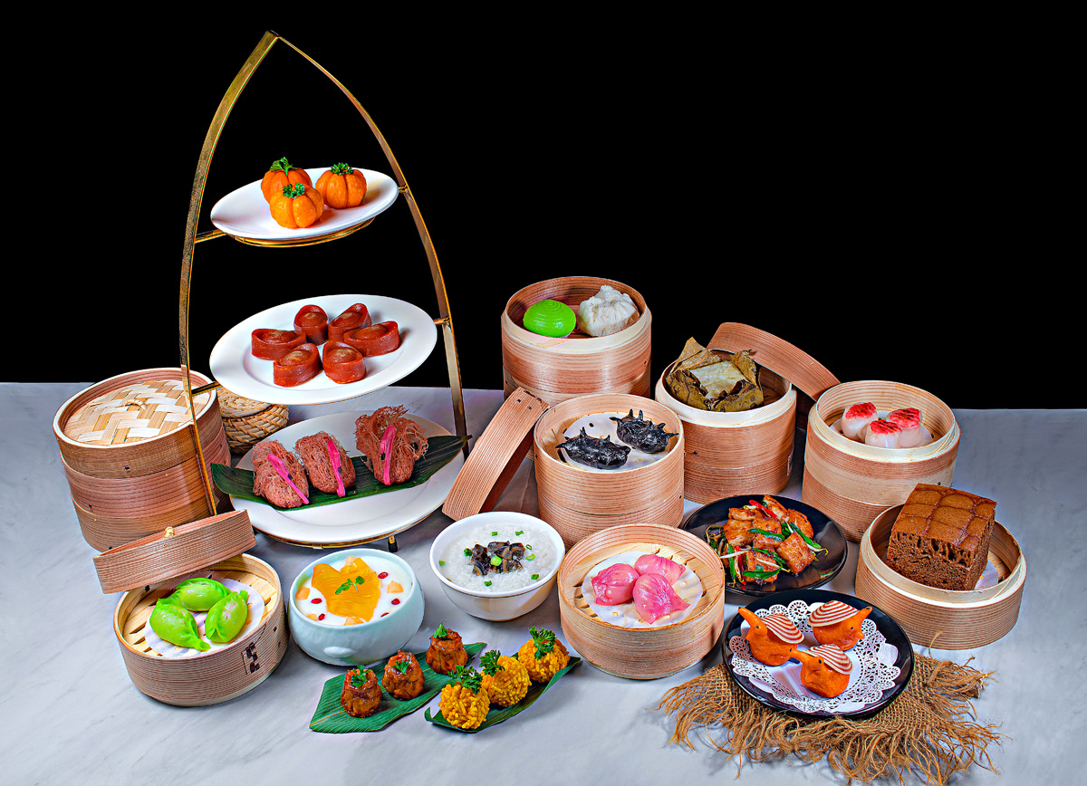 richman dim sum - flatlay