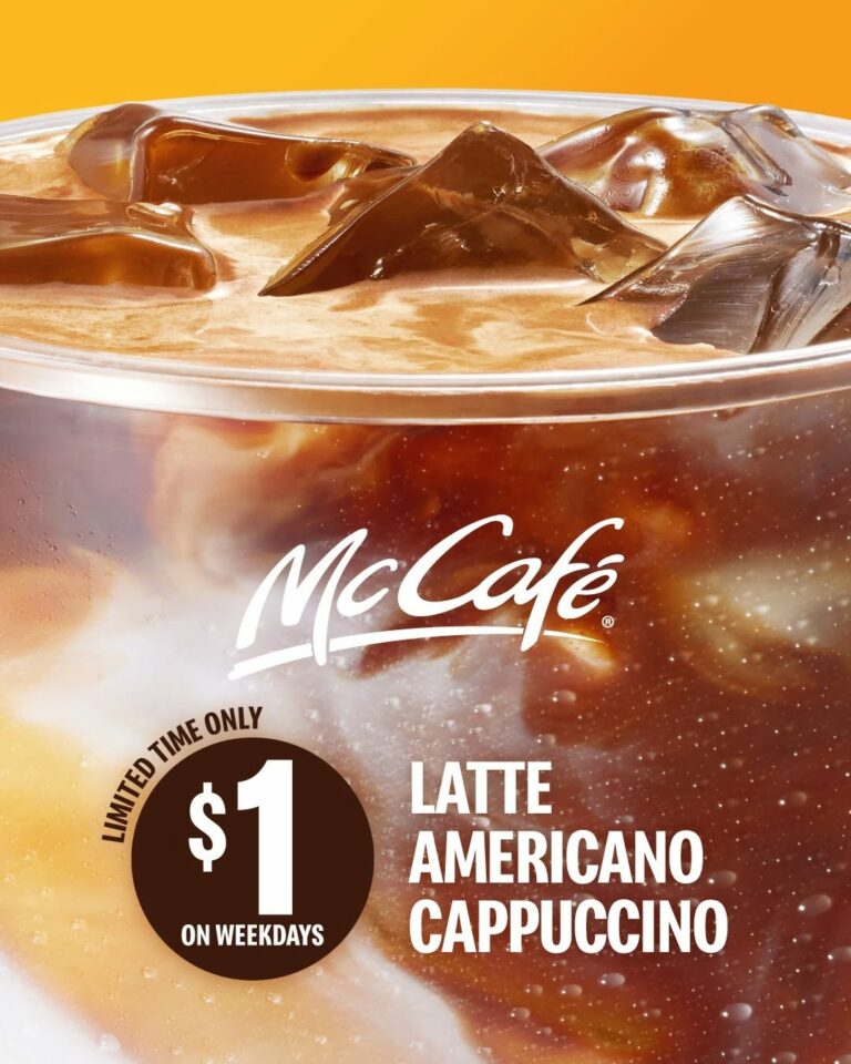 Mccafr McDonald's Has $1 McCafe Coffee Promo | Eatbook.sg