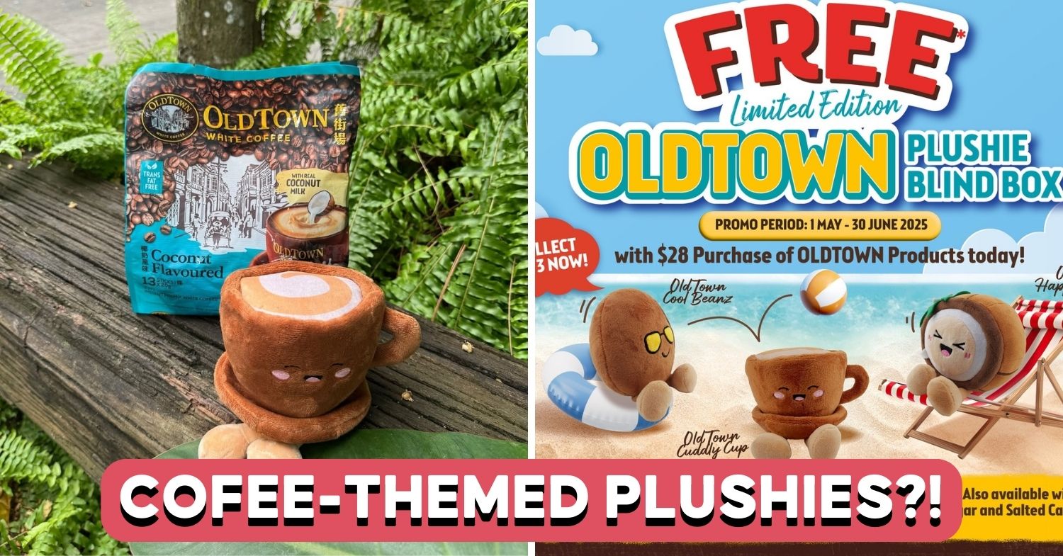 OldTown White Coffee Launches Blind Box Plushies In Three Cute Designs