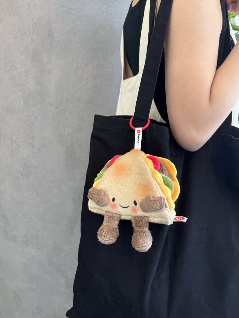pizza-hut-plushie-on-bag