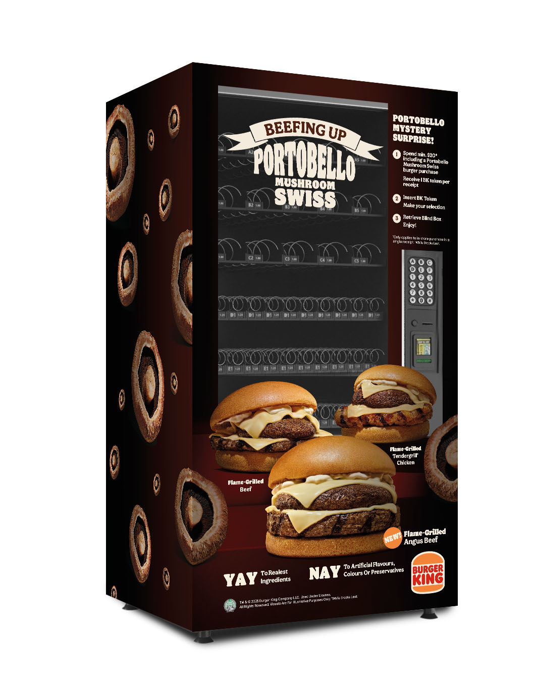 burger king vending machine