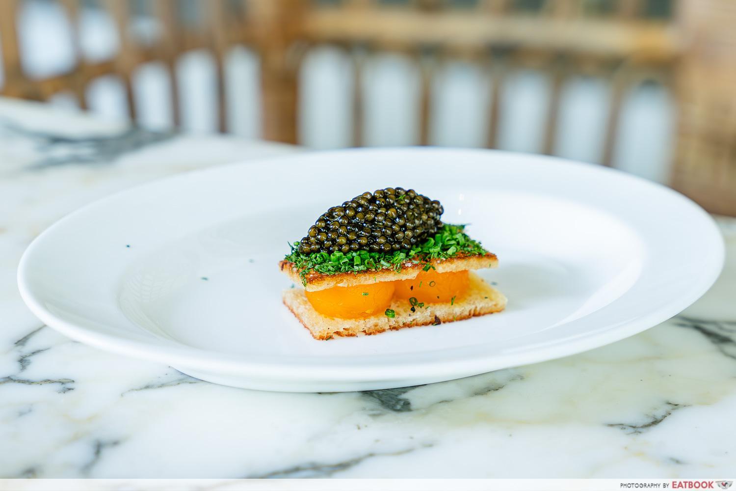 the dempsey cookhouse egg caviar