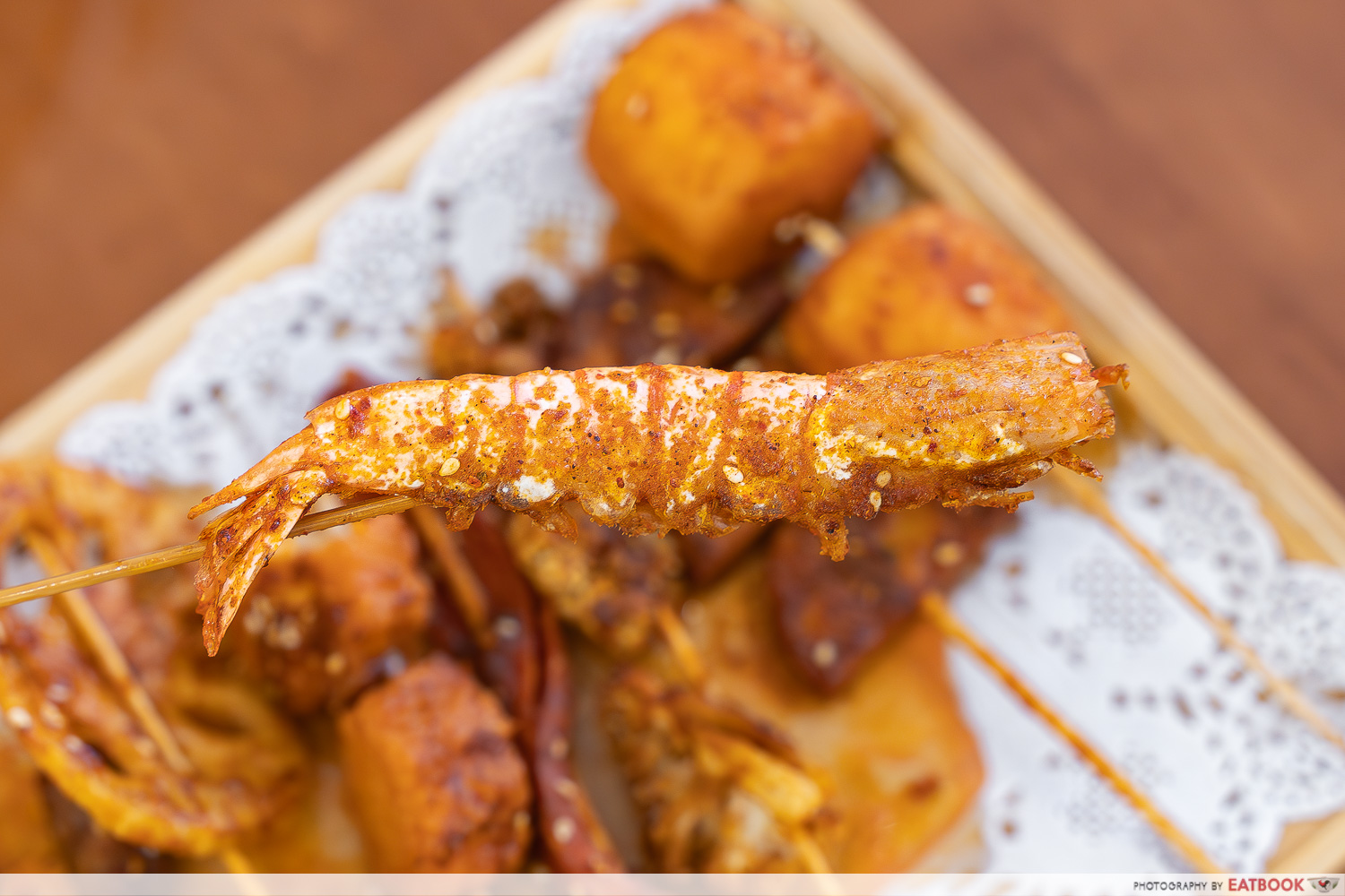 kayu-kayu-tiger-prawns