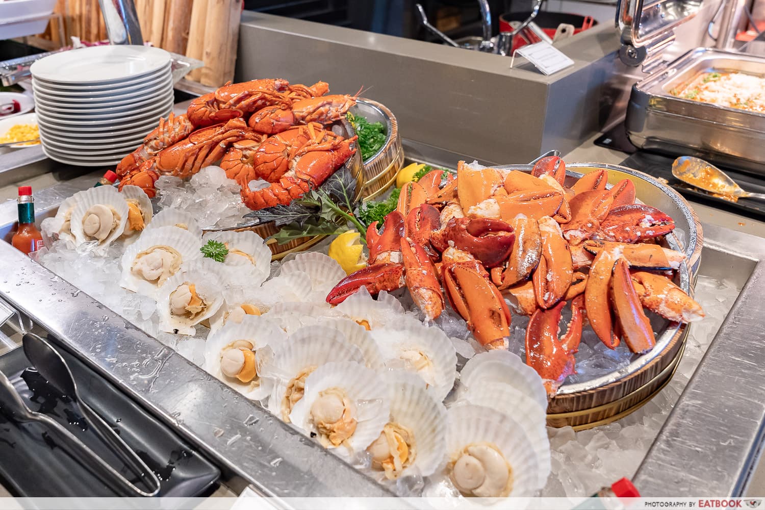 chilled seafood carlton city hotel buffet