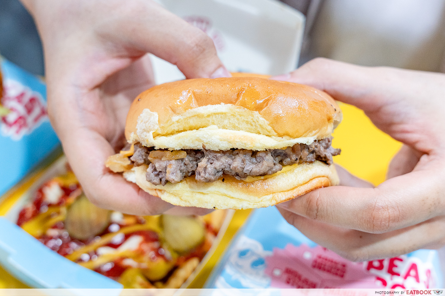 karl's-deluxe-beef-burger-mr-beast-burger-dignity-kitchen-establishment-interaction