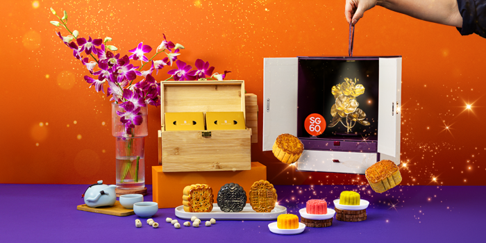 peach garden mooncakes