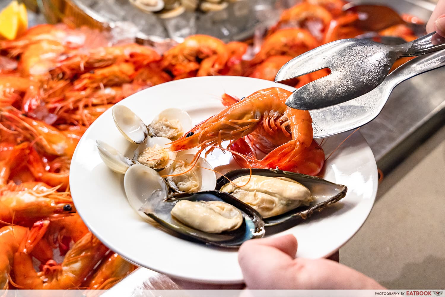plate national day buffet seafood