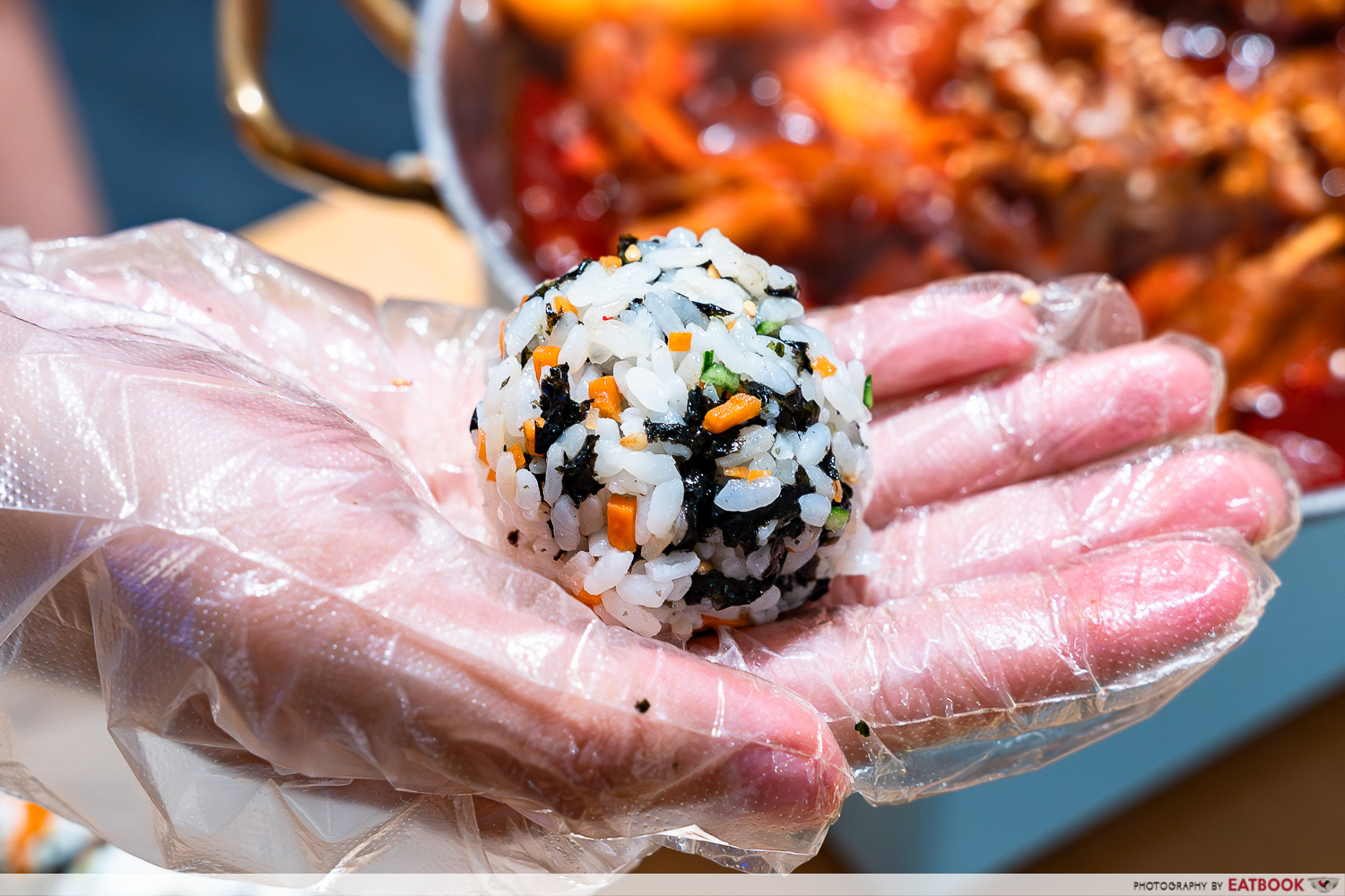 rice-ball-spicy-chicken-feet-tteobokki-pot-dine-in-restaurant-hankang-pocha-city-square-mall-interaction