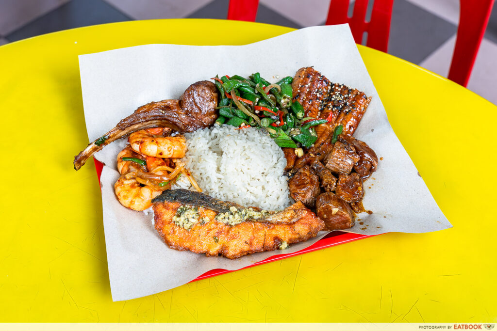 666 Cai Fan: Atas Mixed Rice With Unagi And Lamb In Toa Payoh | Eatbook.sg