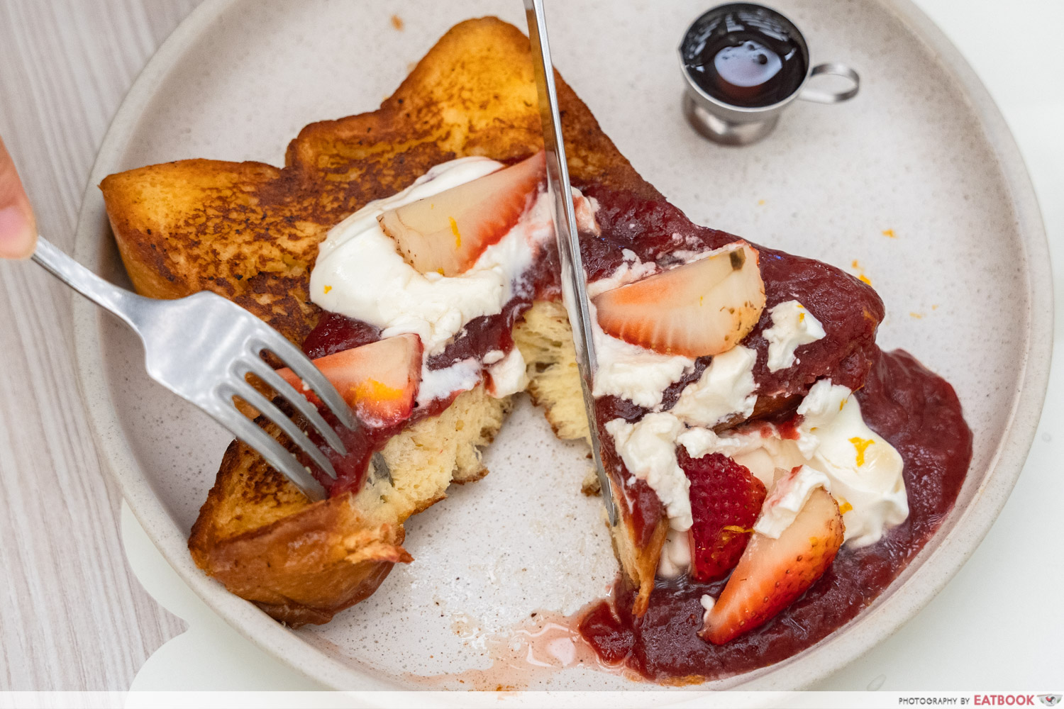 French Toast with Maple and Seasonal Fruit interaction