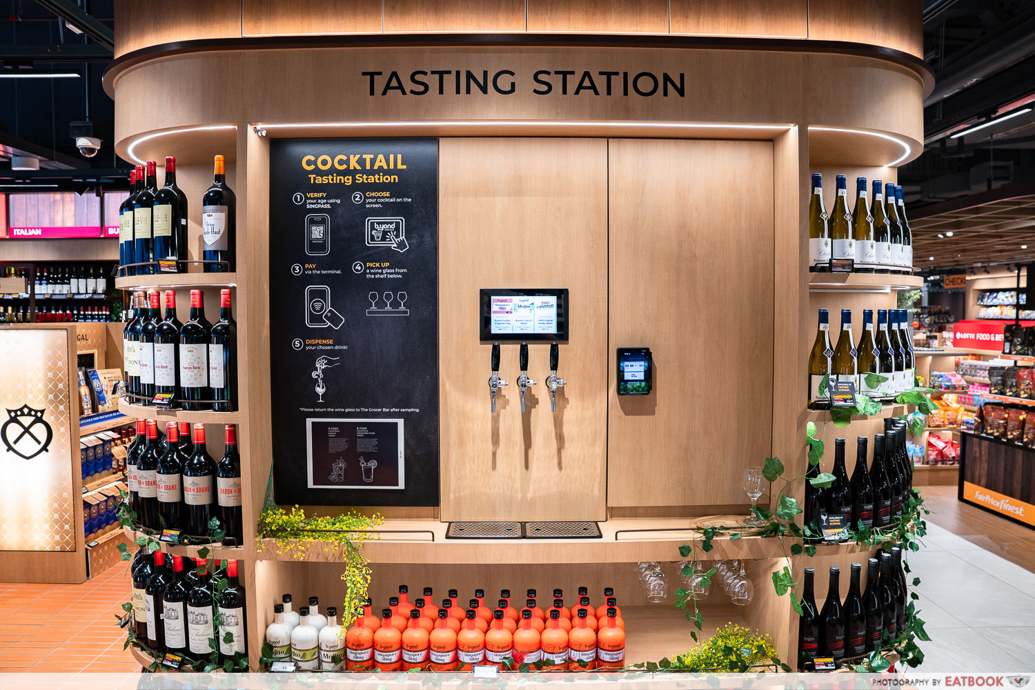 cocktail-wine-tasting-station-fairprice-finest-punggol-coast-mall-establishment