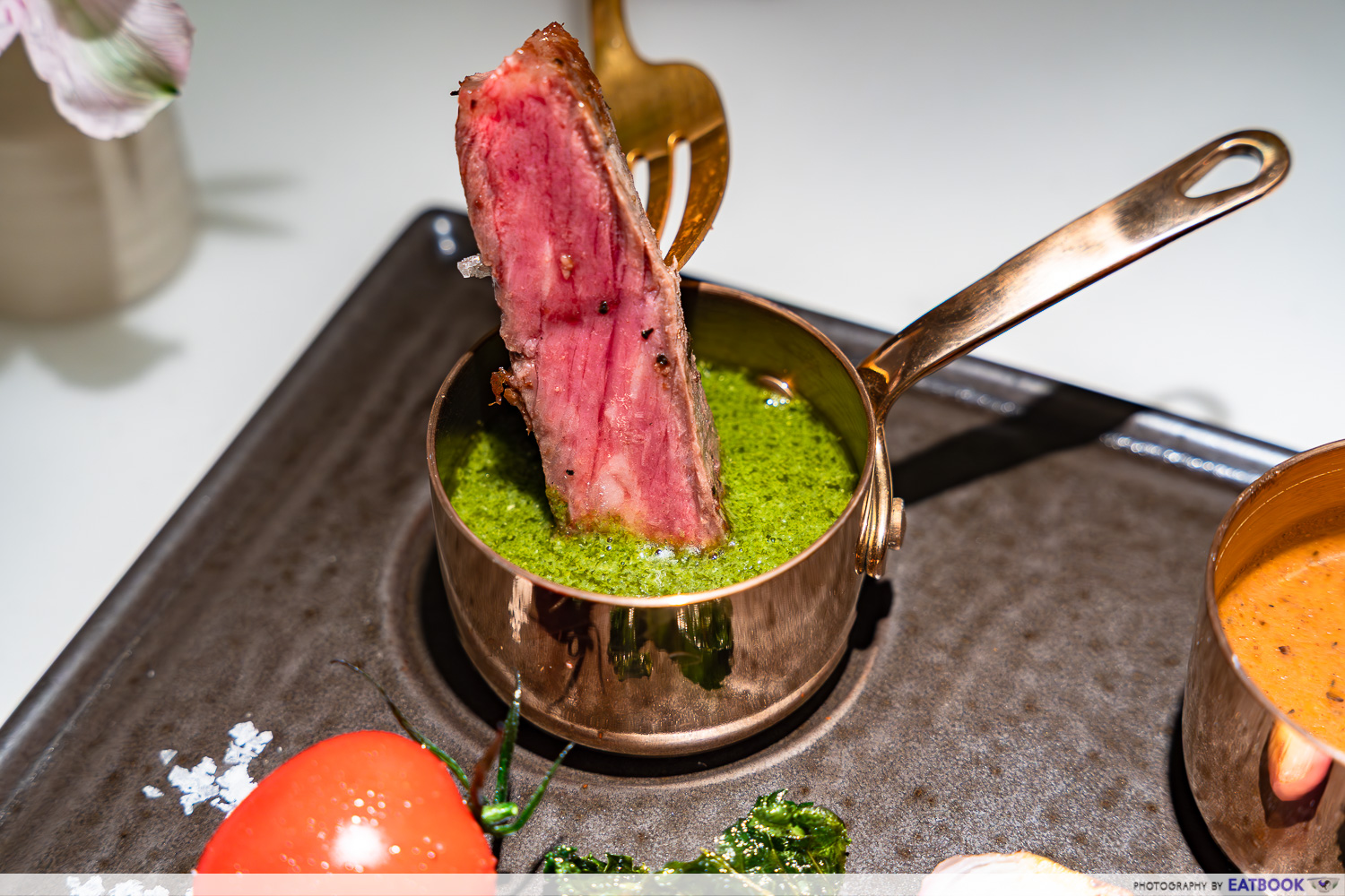 mbs-6/7-wagyu-steak-tomacado-dipping-interaction