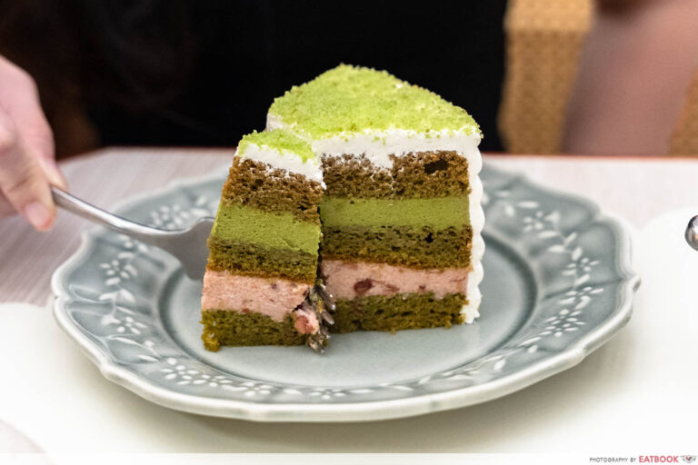 nesuto matcha red bean cake interaction