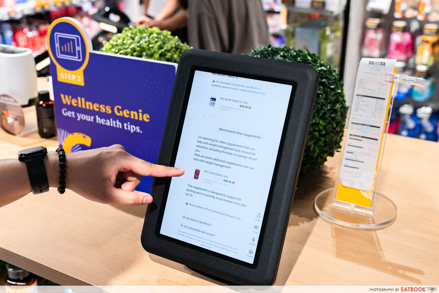 wellness-genie-fairprice-finest-punggol-coast-mall-interaction