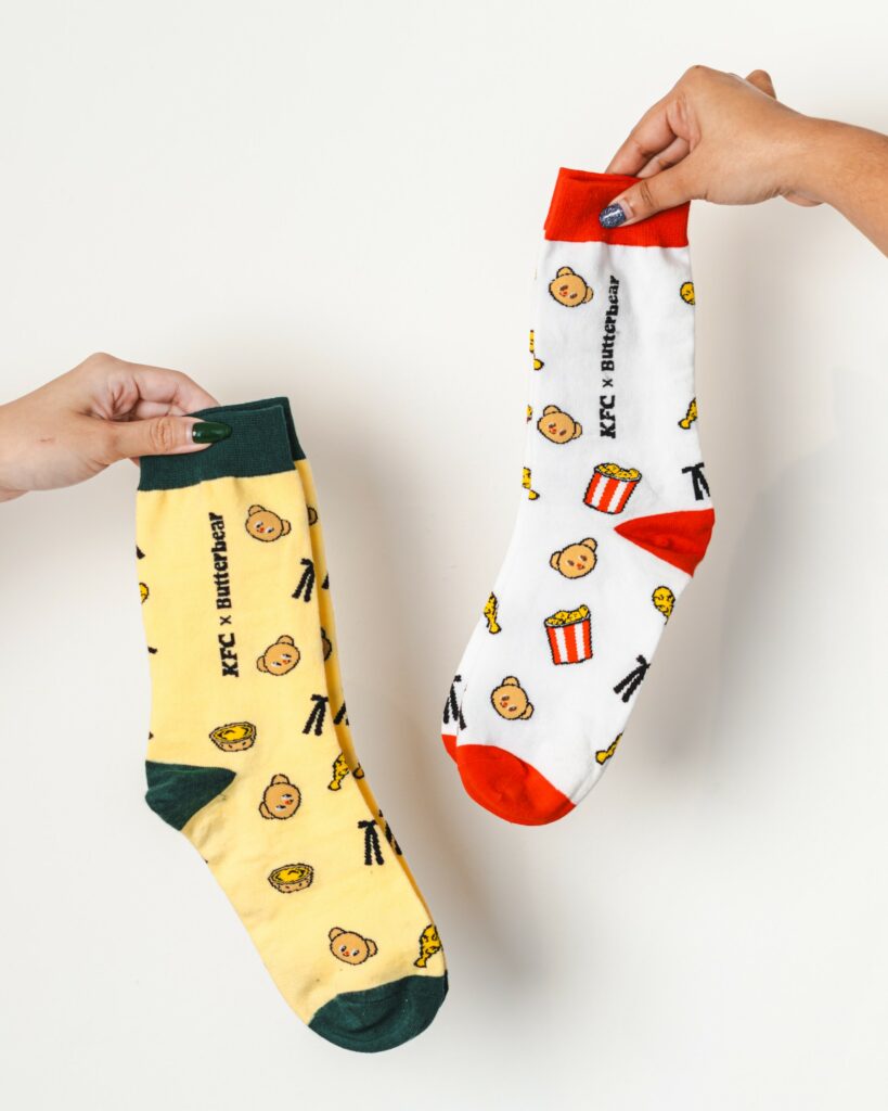 KFC-butterbear-socks