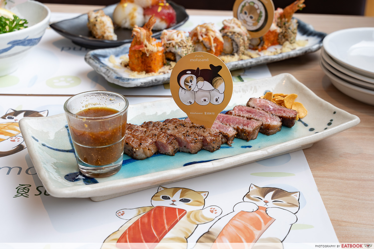 mofusand-sushi-tei-steak