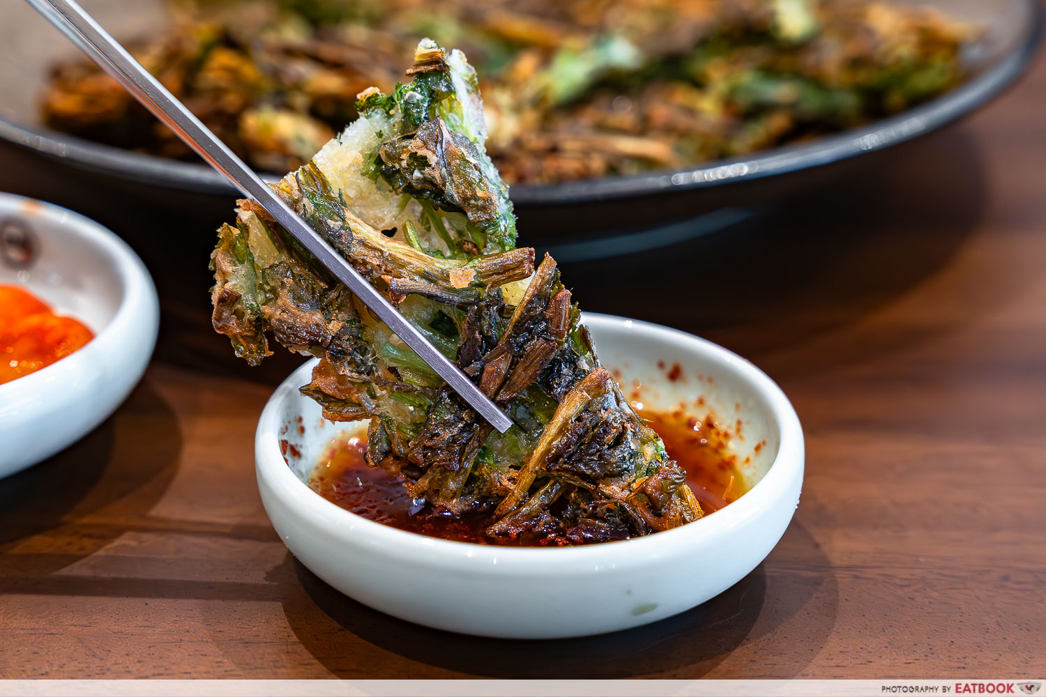 Bomul-Samgyetang-minari-pancake