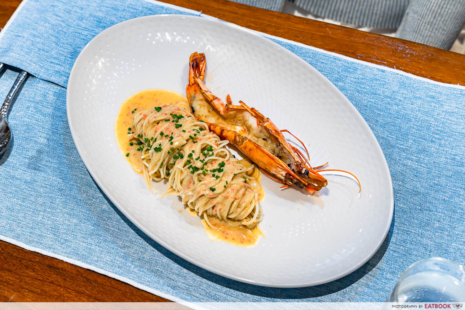 Restaurant-Cougar-Lee-tiger-prawn-pasta