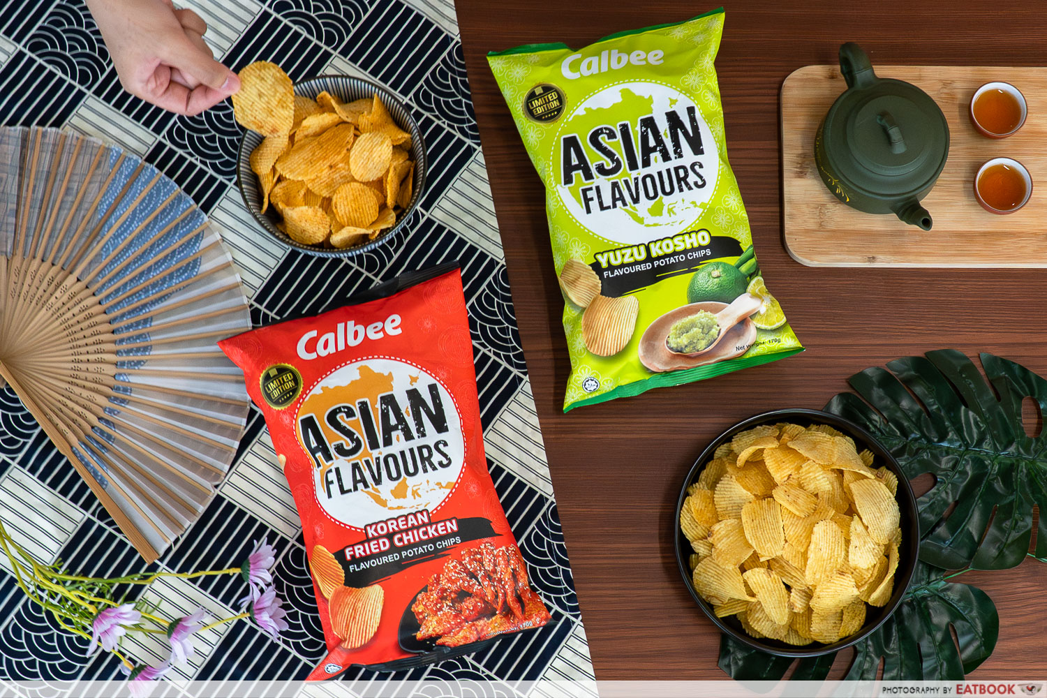 calbee asian flavours series chips