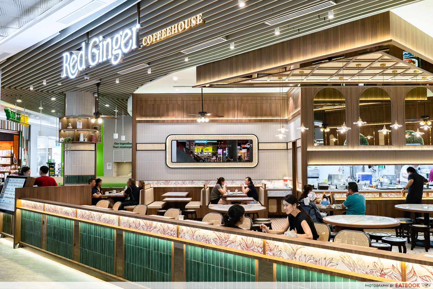 red ginger coffeehouse interior