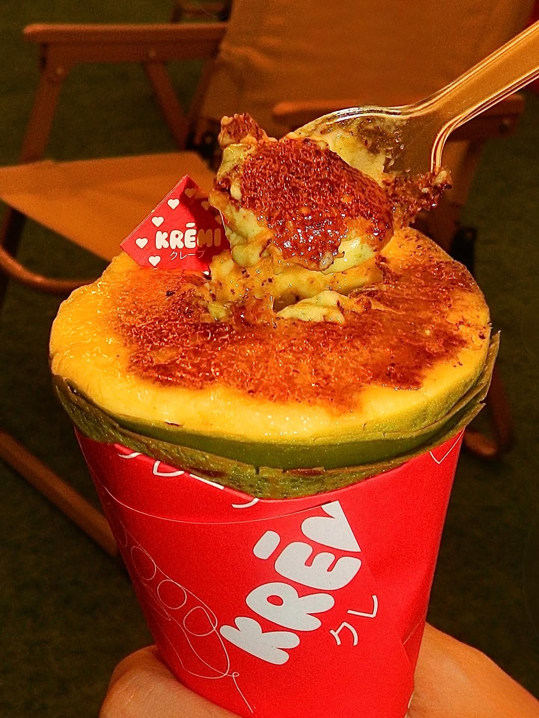 scape-kremi-banana-pudding-matcha-brulee-interaction