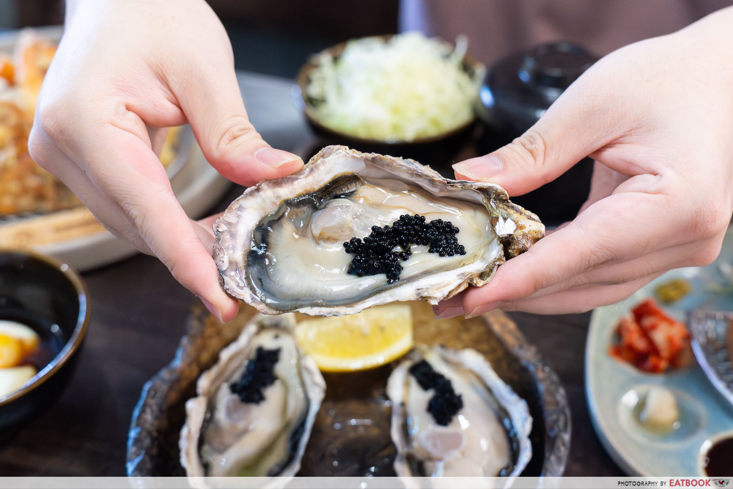 gyusei-gyukatsu-wagyu-steakhouse-xl-hyogo-oysters-interaction