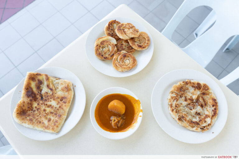 mr and mrs mohgan crispy prata flatlay