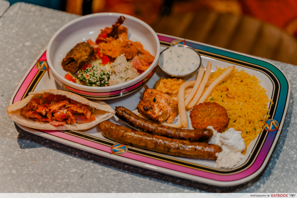 disney adventure cruise - cosmic kebabs flatlay