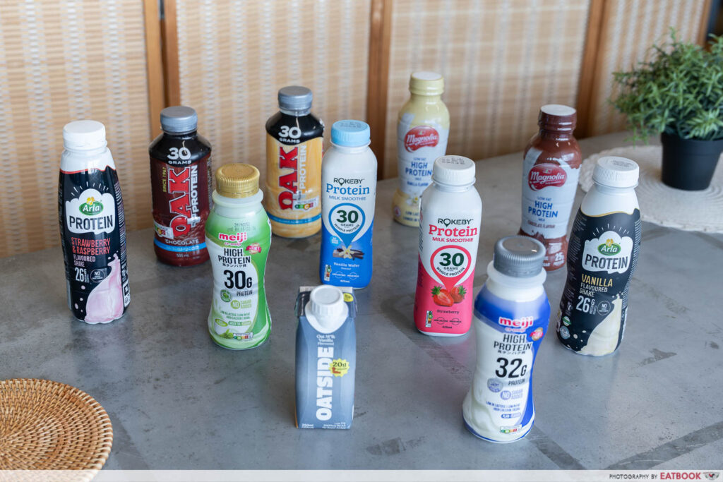 protein-shakes-flatlay